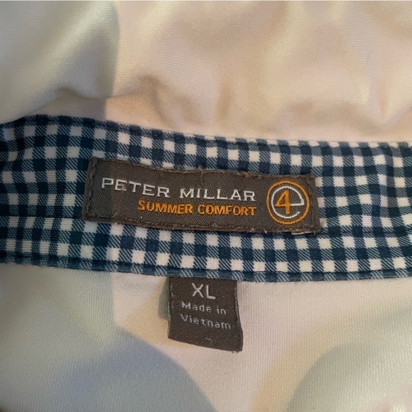 Peter Millar Summer Comfort White Polo Size XL - Picture 4 of 6